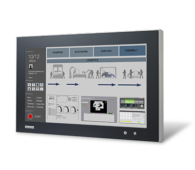 Modular Touch Panel PC with configurable 12